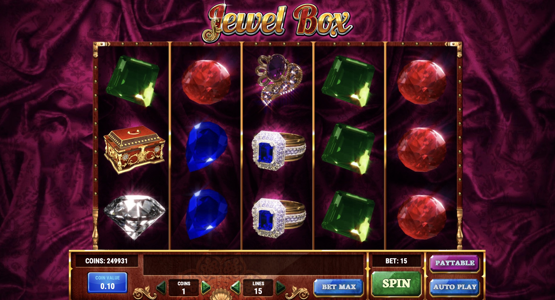   Jewel Box  Vulkan casino:      